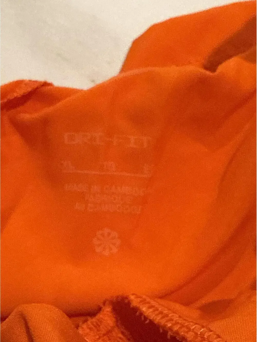 Nike Orange DRI-FIT Woven Shorts - Kids XL